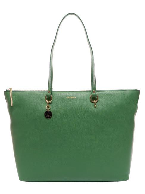 COCCINELLE ALPHA  Leather shopping bag peppermint - Women’s Bags