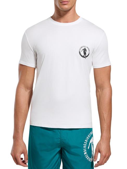 BIKKEMBERGS PUPINO  Short-sleeved T-shirt white - T-shirt