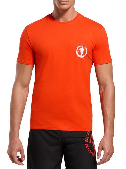 BIKKEMBERGS PUPINO  Short-sleeved T-shirt orangecom - T-shirt
