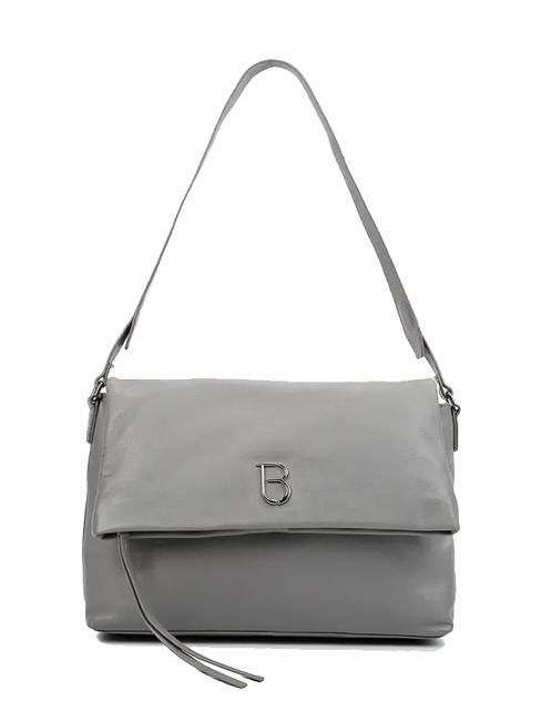 TOSCA BLU MARZAPANE Large leather shoulder bag gray smoke - Women’s Bags