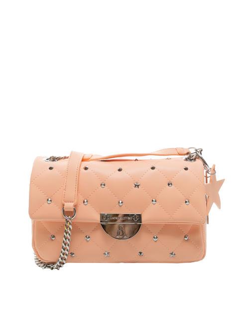 L'ATELIER DU SAC REBECCA Quilted bag with flap peach - Women’s Bags