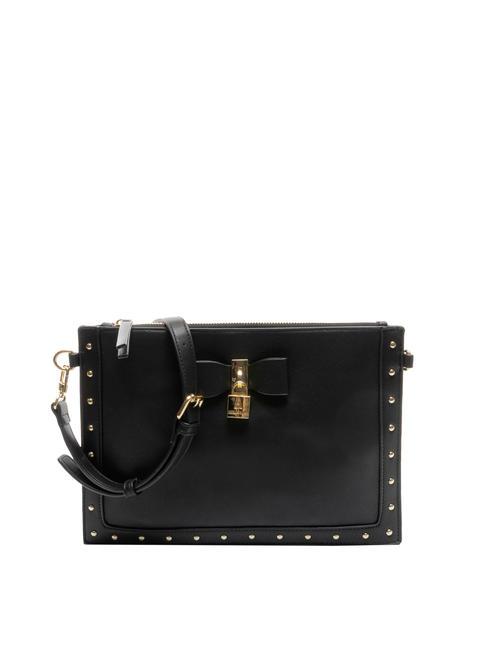 L'ATELIER DU SAC LA LA LAND Flat shoulder clutch bag black - Women’s Bags