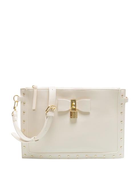 L'ATELIER DU SAC LA LA LAND Flat shoulder clutch bag sand - Women’s Bags