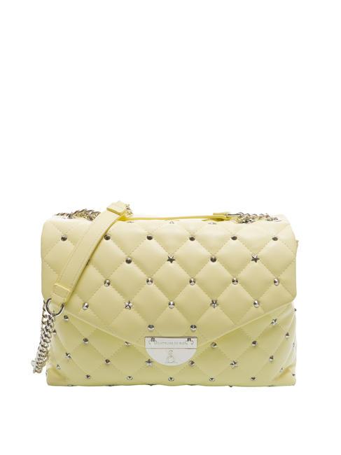 L'ATELIER DU SAC REBECCA Quilted shoulder bag pale lime - Women’s Bags