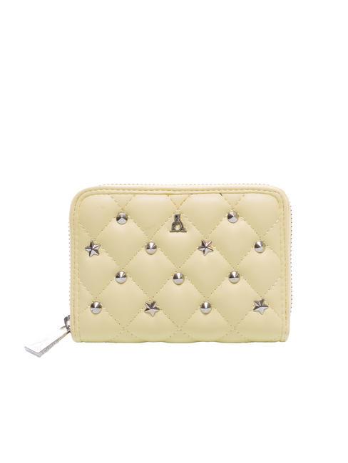 L'ATELIER DU SAC REBECCA Zip around quilted wallet pale lime - Women’s Wallets