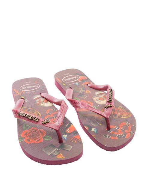HAVAIANAS TOP TRIBO TOP flip flops purple soil - Men’s shoes