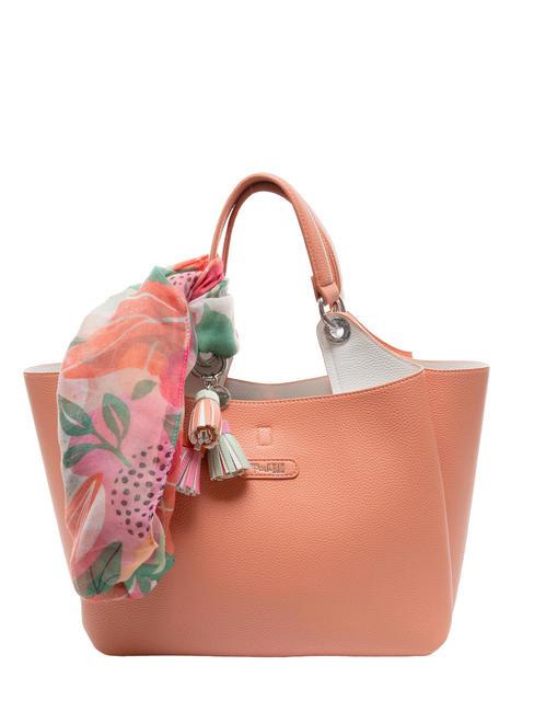 PASH BAG LIKE IT! Tote bag with scarf peach - Women’s Bags