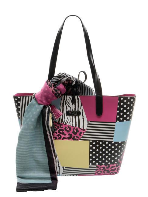 PASH BAG HOT TWIST Tote bag with scarf multicolored - Women’s Bags