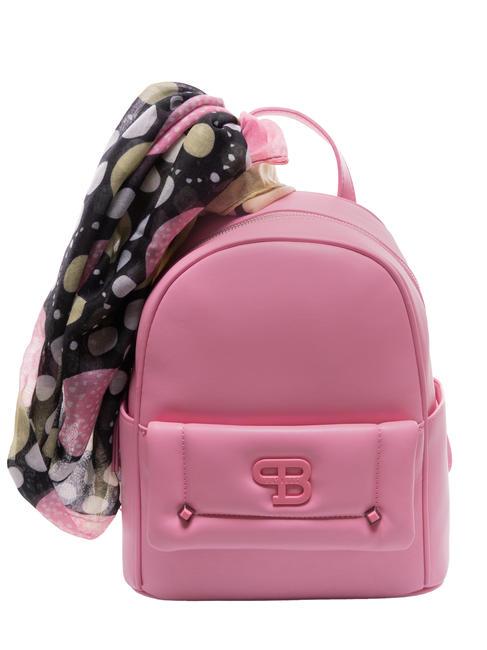 PASH BAG GLOSS Backpack with scarf pink - Women’s Bags