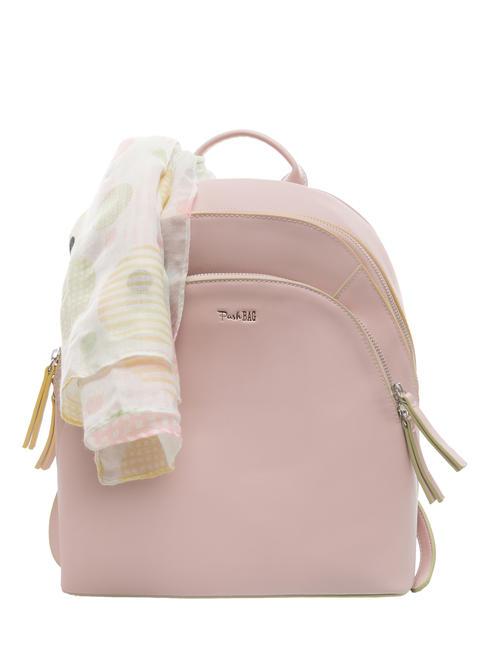 PASH BAG EVERMORE Round backpack with scarf pink - Women’s Bags