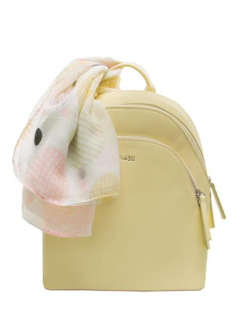 PASH BAG EVERMORE Round backpack with scarf yellow - Women’s Bags