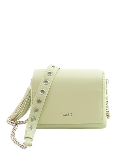 PASH BAG BLUSH Mini shoulder bag with flap green - Women’s Bags