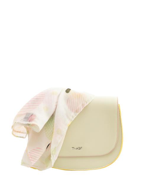 PASH BAG EVERMORE Saddle shoulder bag with scarf green - Women’s Bags