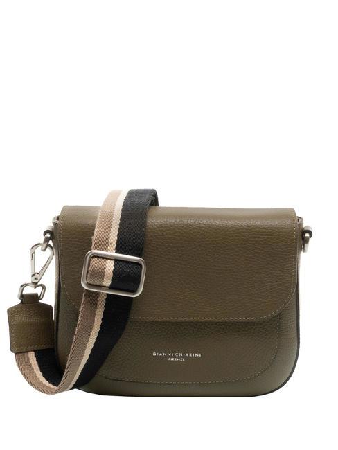 GIANNI CHIARINI ALLY  Mini shoulder bag, in leather guam green - Women’s Bags