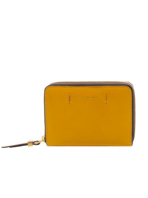 THE BRIDGE CHIARA Small zip around leather wallet corn yellow abb. gold - Women’s Wallets