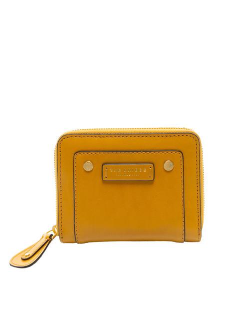 THE BRIDGE CECILIA Small zip around leather wallet corn yellow abb. gold - Women’s Wallets