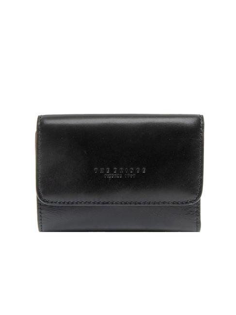 THE BRIDGE CORSINI Leather wallet Black Gold - Women’s Wallets