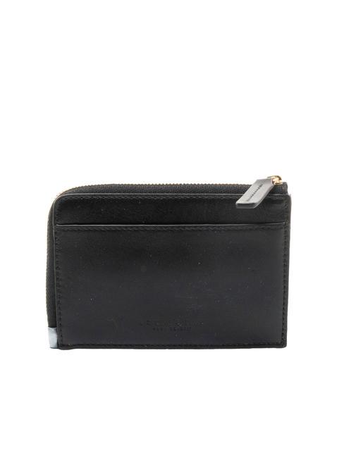 THE BRIDGE CORSINI Leather coin purse Black Gold - Women’s Wallets