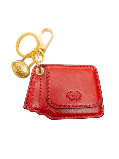 THE BRIDGE DUCCIO Key ring with leather bag charm flamenco abb. gold - Key holders