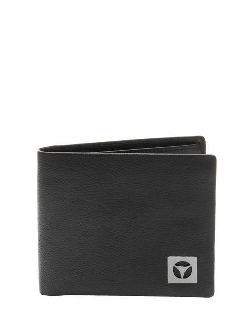 MOMO DESIGN CALF  Pebbled leather wallet black - Men’s Wallets