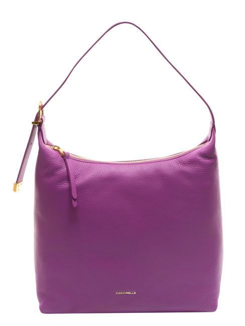 COCCINELLE GLEEN Shoulder bag, in leather dahlia - Women’s Bags