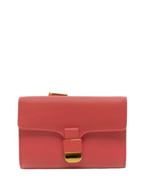 COCCINELLE NEOFIRENZE SOFT  Leather wallet cranberries - Women’s Wallets