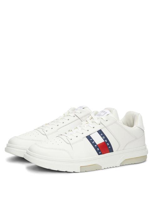 TOMMY HILFIGER TOMMY JEANS THE BROOKLYN LEATHER  Leather sneakers ecru - Men’s shoes
