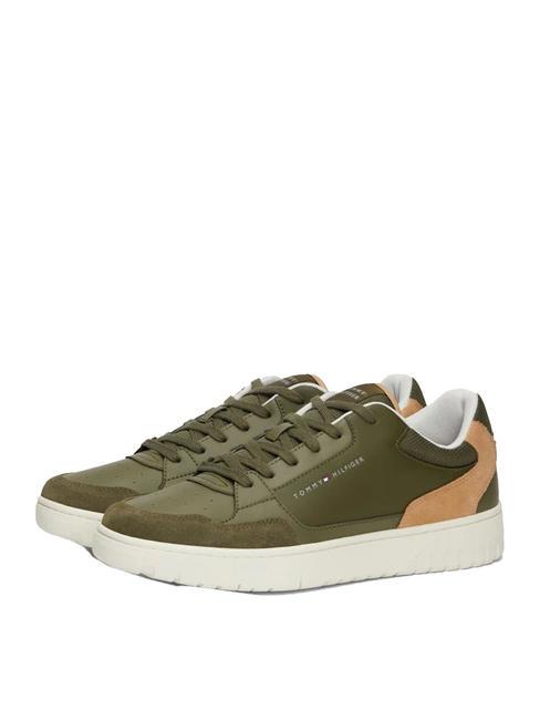TOMMY HILFIGER BASKET CORE Sneakers Utility Olive - Men’s shoes
