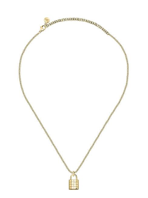 MORELLATO ABBRACCIO Necklace with padlock charm gold - Necklaces