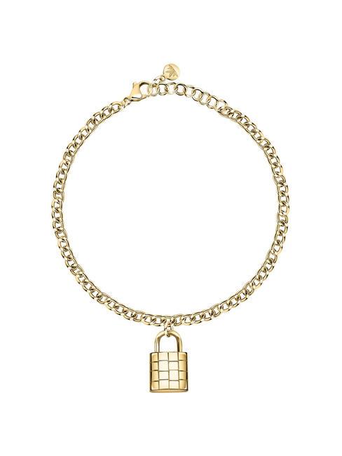 MORELLATO ABBRACCIO Padlock charm bracelet gold - Bracelets