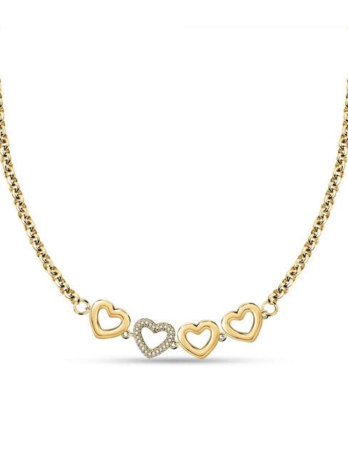 MORELLATO BAGLIORI 4 hearts choker necklace gold - Necklaces