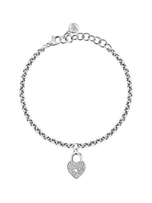 MORELLATO ABBRACCIO Heart charm bracelet blanc - Bracelets