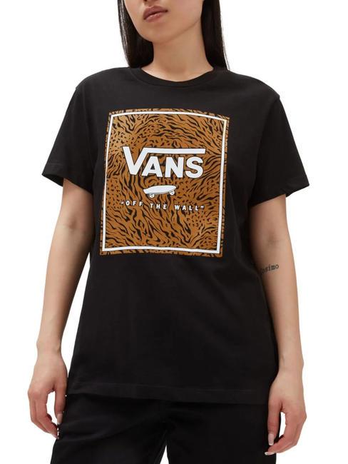 VANS ANIMASH Short sleeve cotton t-shirt black - T-shirt