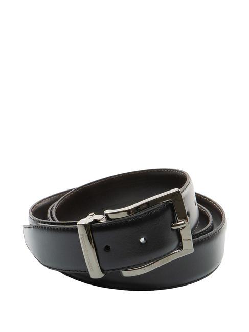 ROCCOBAROCCO DOUBLEFACE Reversible belt black / dark brown - Belts