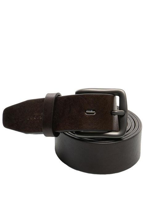 THE BRIDGE BRUNELLESCHI Leather belt, can be shortened sweet chestnut ruthenium dk - Belts