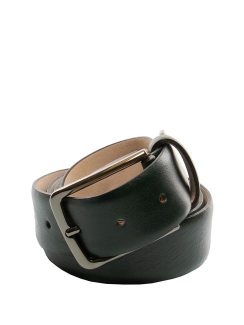 THE BRIDGE BRUNELLESCHI  Men's leather belt malachite/rut. dark - Belts