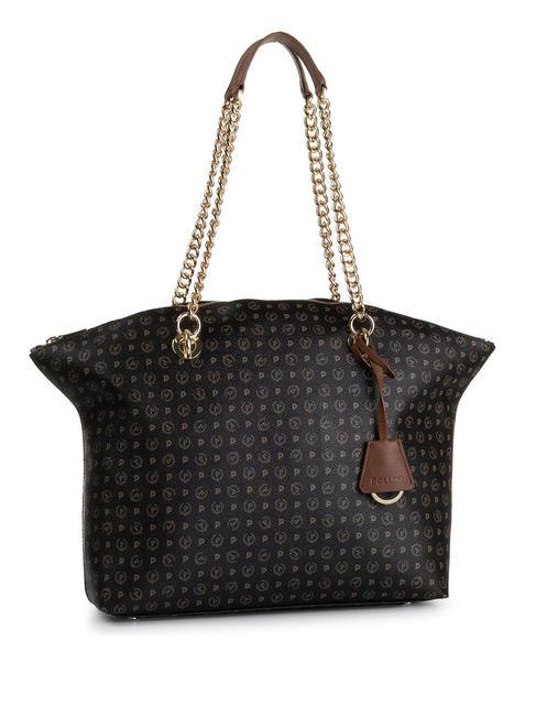 POLLINI Tapiro Shoulder bag black brown - Women’s Bags