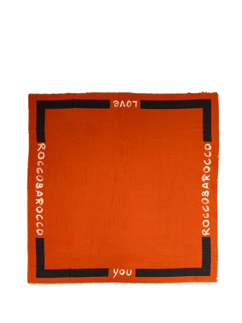 ROCCOBAROCCO BICOLOR  Scarf Red-black - Scarves