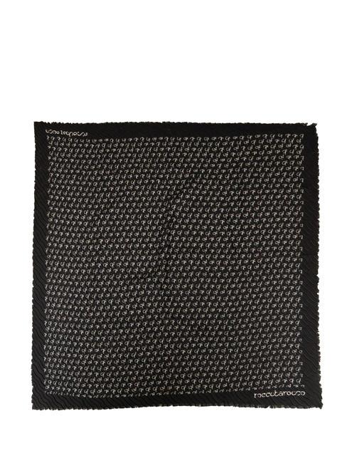 ROCCOBAROCCO LOGO ALL OVER Scarf black - Scarves