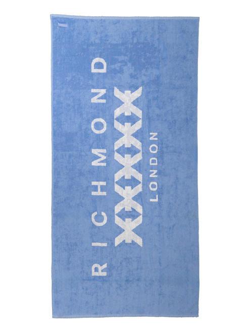 JOHN RICHMOND MALTBY  Cotton beach towel cloud bl/w - Travel Accessories