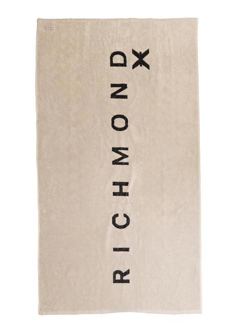 JOHN RICHMOND DRAPER  Cotton beach towel gray x - Travel Accessories