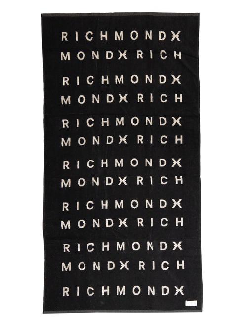 JOHN RICHMOND DARDERI  Cotton beach towel black/gr - Travel Accessories