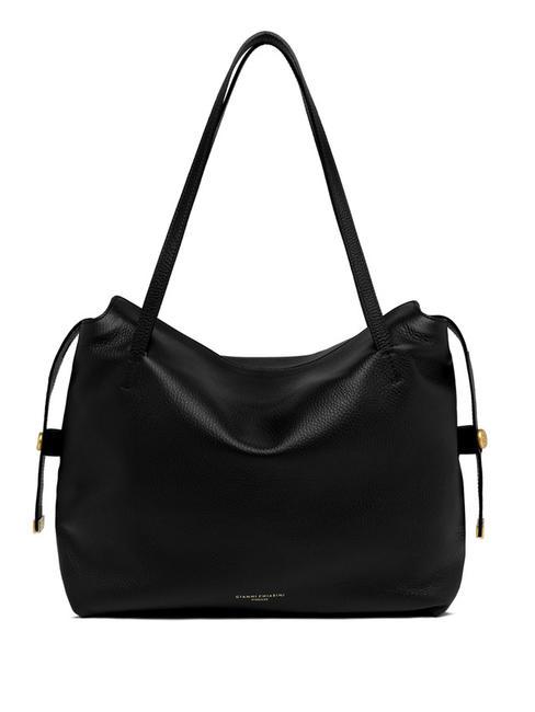 GIANNI CHIARINI ORIANA  Shoulder bag, in leather Black - Women’s Bags