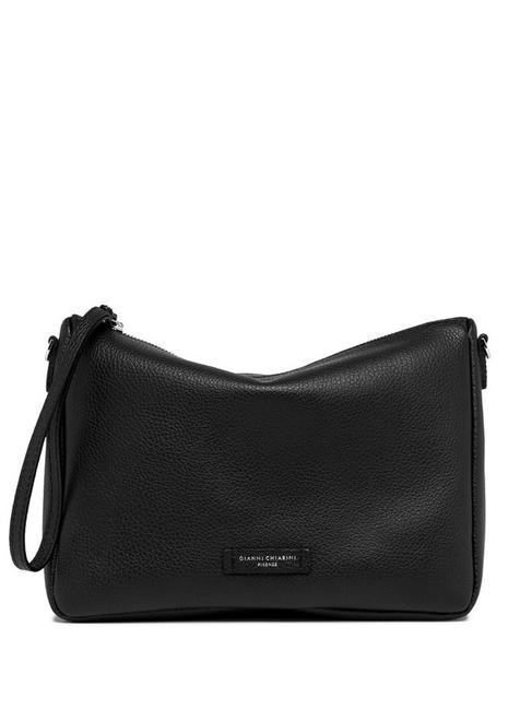 GIANNI CHIARINI NORA  Leather bag with shoulder strap Black - Women’s Bags