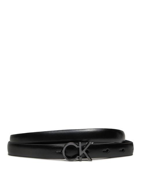 CALVIN KLEIN DAILY Leather belt ck black - Belts
