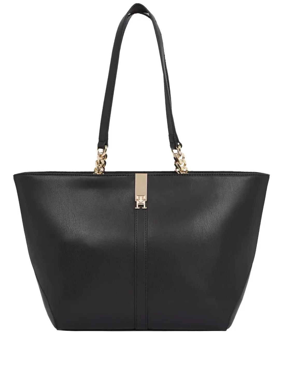 Tommy Hilfiger Heritage Shopping Bag Black Buy At Outlet Prices