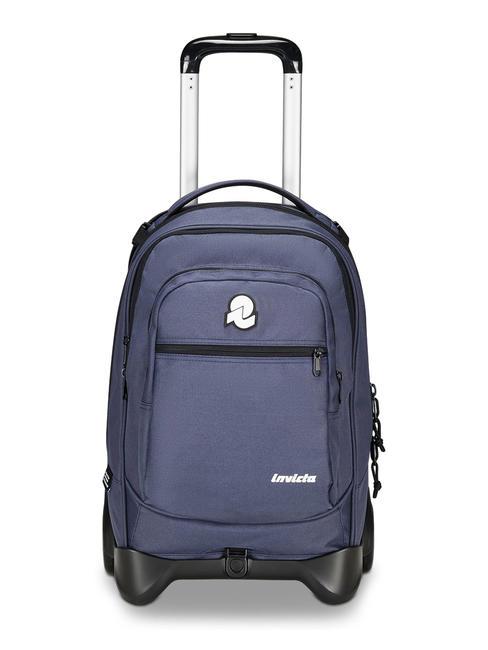 INVICTA NEW WAY NEW PLUG Plain Trolley backpack, detachable MOOD INDIGO - Backpack trolleys