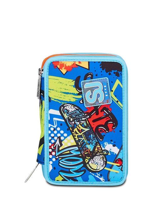SJGANG TRICKYLED BOY Pencil case with complete school kit red-orange - Cases and Accessories