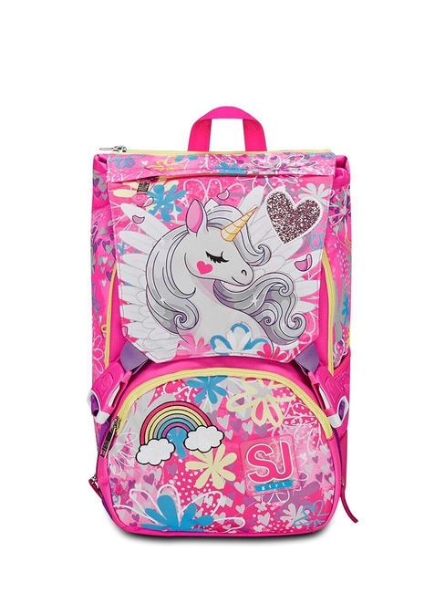 SJGANG UNICORN LED Backpack with applications BLACK STRIPED FOREST - Backpacks & School and Leisure