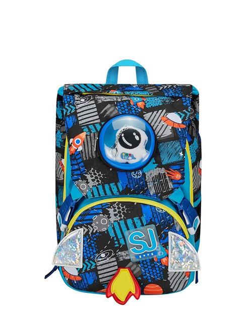 SJGANG GO TO SPACE BOY Backpack fluffy turquoise - Backpacks & School and Leisure